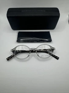 John Varvatos Eyeglasses JV V206 46 mm Grey Crystal Round - Made in Japan - Picture 1 of 20
