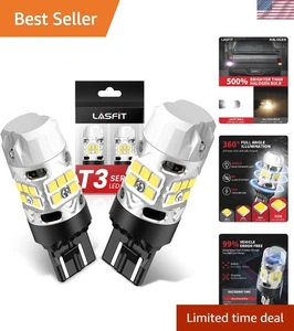 T3 7443 7440 LED Bulb Reverse light with Built In Resistor Canbus Ready 7441 ... - Foto 1 di 10