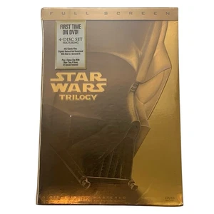Star Wars Trilogy (DVD, 2004, 4-Disc Set, FULL SCREEN) Brand New Sealed - Foto 1 di 5