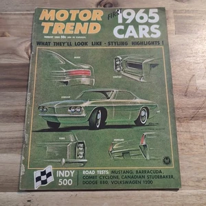 Vintage Back Issue of Motor Trend Magazine August 1964 Mustang Dodge 880 - Picture 1 of 6