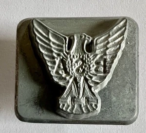 Discontinued Craftool 1996 USA Eagle Scout Logo 1" Leather Stamp Tool BSA 8506 - Picture 1 of 2