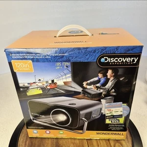Wonderwall Discovery Expedition Entertainment Projector 120" Screen NEW in Box - Picture 1 of 8