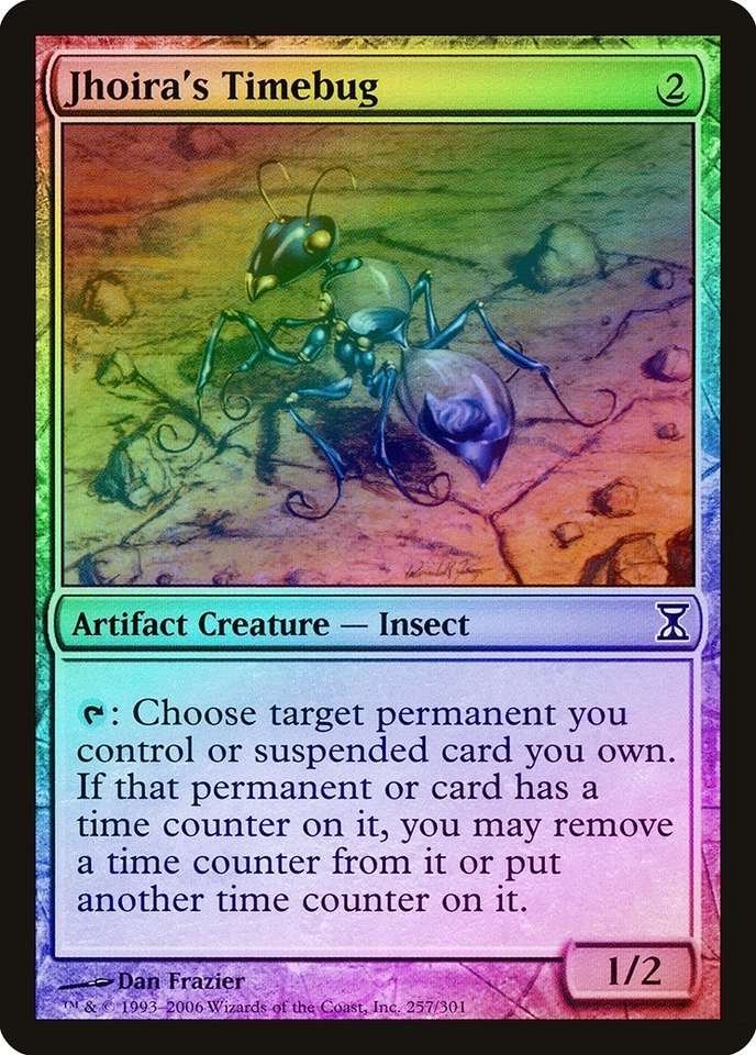 Jhoira's Timebug FOIL Time Spiral PLD Artifact Common MAGIC MTG CARD ABUGames - Image 1 of 1
