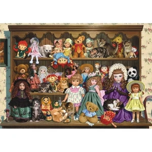 ANATOLIAN Puzzle Oma's Regal mit Puppen 500 Teile - Bild 1 von 2