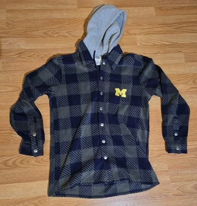 MICHIGAN WOLVERINES Langarmshirt mit Kapuze Pro Edge MEDIUM bequem warm Fußball - Bild 1 von 4