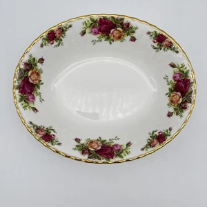 Royal Albert Old Country Roses Oval Vegetable Bowl 9" Serving Piece - Picture 1 of 16