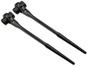 LBY 2er Pack Sechskant Gerüst Schnellschlüssel 19mm/22mm Ratschenschlüssel Doppelend... - Bild 1 von 7