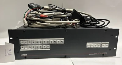 Extron CrossPoint 450 + Series  Ultra-Wideband Matrix Switcher W/ BNC To Scart - Image 1 of 4