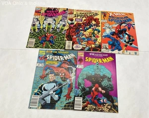 5 1990's Spider-Man Based Comic Books X-Men Spectacular Web Of The Punisher MORE - Picture 1 of 10