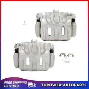 Par de pinzas de freno delanteras con soporte para Honda Odyssey 2011 12 13 14 15 16 2017 - Imagen 1 de 7