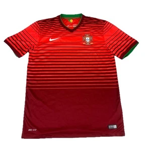 Nike Portugal Soccer Futbol Jersey Mens M 2014 Red National Team Jersey Kit - Picture 1 of 14