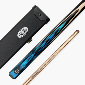 Baize Master BLACKLINE CLASSIC 2 Piece English Pool Cue and Case Set 8.5mm Tip - Picture 1 of 21