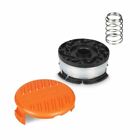 AF 100 Replacement Trimmer Spool & Cap 3 Pack for Black Decker Trimmers