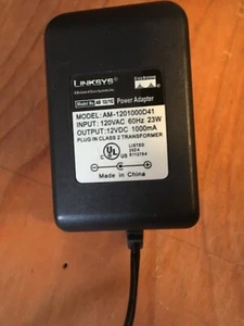 OEM LINKSYS AM-1201000D41 12V 1A Adapter for Cisco Wireless Router - Picture 1 of 4