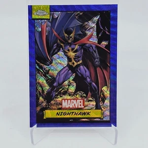 NIGHTHAWK 2024 Topps cromo Marvel refractor de onda azul /150 🔥 - Imagen 1 de 4
