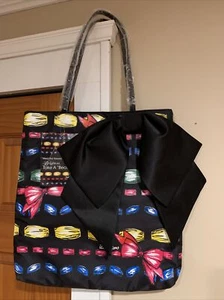 BRIGHTON Bow Tote Bag Black Colored Bow Weave Take A Beau Tote Bag NWT RV $125 - Picture 1 of 8