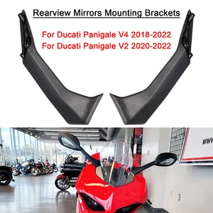 Spiegelarm Für Ducati Panigale V2 2020-22, V4 18-22 Halterungen Für Rückspiegel - Picture 1 of 15