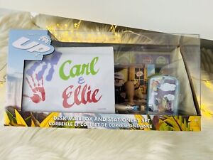 Disney Store Up Carl & Ellie Desk Mailbox and Stationery Set New In Box