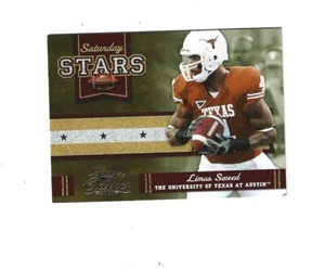 2008 Donruss Classics Saturday Stars #17 Limas Sweed/1000 TEXAS LONGHORNS - Bild 1 von 2