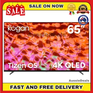 Kogan 65 Inch QLED UHD 4K Resolution Dolby Tizen Smart TV - T96Q Samsung TV Plus - Picture 1 of 8