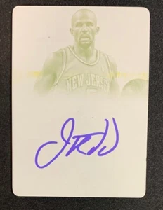Jason Kidd 2013 Panini Flawless Signed Card Printing Plate Auto JSA COA 1/1 - Picture 1 of 3