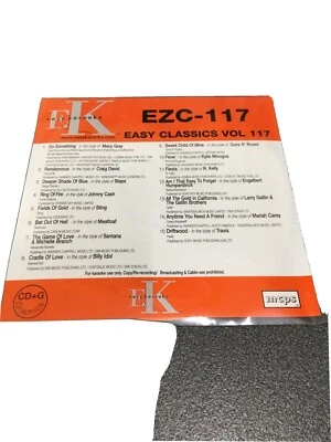 Easy Karaoke Easy Classics EZC 117 - Image 1 of 2