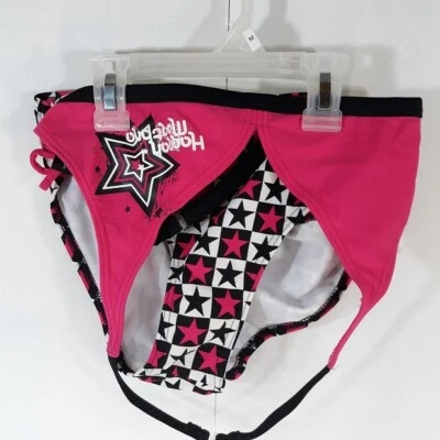 Hannah MONTANA Traje de Baño Niñas 14/16 XL NUEVO CON ETIQUETAS Rosa Caliente 2 Piezas Bikini NUEVO Traje de Baño Foto 1 de 3