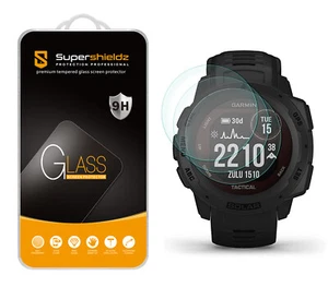 3 x protection d'écran en verre trempé Supershieldz pour Garmin Instinct 2S/solaire - Photo 1 sur 5