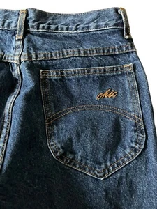 VTG CHIC Jeans Size 10 Petite NWT Deadstock Women’s Mom Jeans High Rise Made USA - Picture 1 of 12