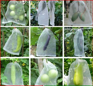 20x30cm Fruit Net Bag Agriculture Garden Vegetable Protection Mesh Insect Proof - Picture 1 of 11