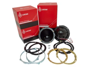 LAND ROVER SERIES 1/2/3 HEADLAMP BOWL KIT STEEL PAIR LUCAS. PART DA3208LUCAS - Picture 1 of 1