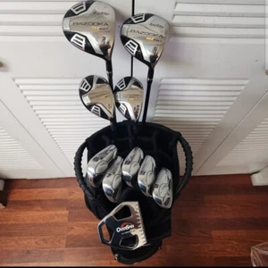 Tour Edge Bazooka HT Max-D 3/5 Wood, 4/5 Hybrid, 6-9+SW Irons & Putter w/Bag RH - Picture 1 of 12