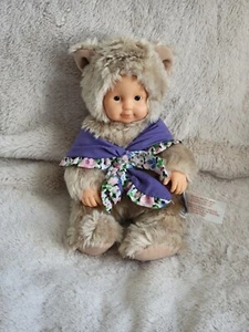Muñeca de peluche Anne Geddes Baby Bears 2005 colección llena de frijoles No. 542951 - Imagen 1 de 8
