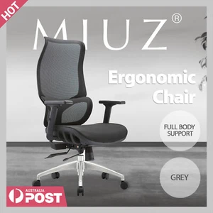 MIUZ Ergonomic Office Chair Computer Gaming Mesh Executive Chairs Work Desk Seat - Picture 1 of 10