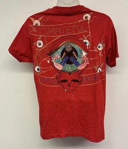 Vintage Hand painted Band Shirt Greatful Dead Little Feat Laurie 1989 - Bild 1 von 12