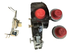 Zigzagger automático vintage Singer # 160985 301 con 3 plantillas años 50 - Imagen 1 de 4