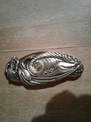 Knightstone KS Colecciones Hoja Grabada Respiración de Fuego DRAGÓN con Rojo Rubí... Foto 1 de 4