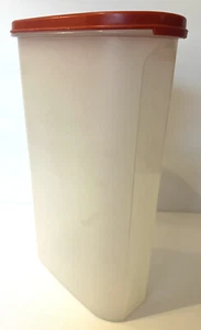 VINTAGE TUPPERWARE MODULAR MATE SHEER 1615-1 MIT ROTEM DECKEL - Bild 1 von 5