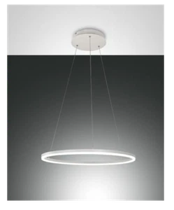 Giotto sospensione LED anello dimmerabile bianco 36w - Foto 1 di 1