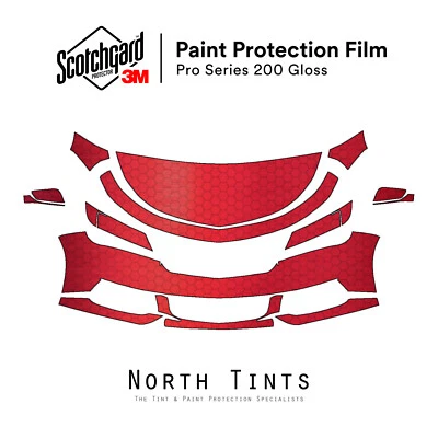 Chevrolet Impala 2014-2019 3M PRO película de protección de pintura precortada sujetador transparente kit PPF Foto 1 de 4