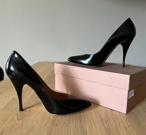 Eva Turner Pumps, Schwarz, Glattleder Gr. 40,5 - Bild 1 von 10