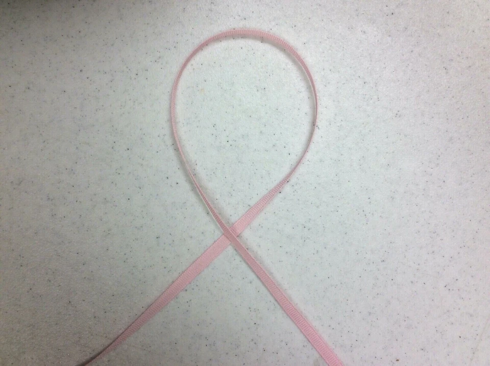 OFFRAY GROSGRAIN RIBBON - #117 -LT PINK -1/4"W - 10 YARD INCREMENTS - Image 1 of 1