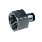 1/4"OD 1/2" NPT Pneumatic Push In Air Fitting Straight Female Connector