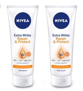 NIVEA Body Serum Extra White Repair and Protect SPF 50 Lotion Vitamin c 180ml.x2 - Picture 1 of 9