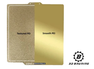 3D Druckplatte flexibel | PEI Glatt u. Textur für Bambulab X1/X1C/P1P - Afbeelding 1 van 9