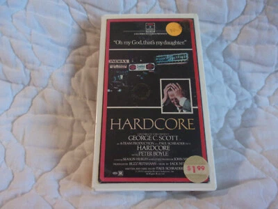 HARDCORE VHS GEORGE C. SCOTT PETER BOYLE SEASON HUBLEY PAUL SCHRADER 70'S DRAMA - Image 1 of 4