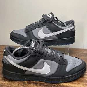 Nike Dunk Low Anthracite Men's Size 10.5 Grey/blue /white FV0384-001  Low Top - Picture 1 of 11