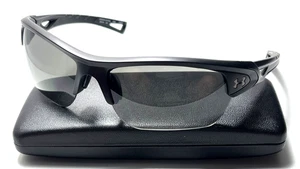 UNDER ARMOUR OCTANE Black Plastic Rectangular Wrap Sport Sunglasses - Picture 1 of 10