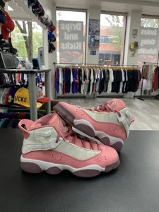 Jordan 6 Ringe Coral Chalk Pink White Größe 4,5Y (gebraucht, ohne Karton) - Bild 1 von 10