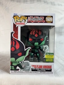 Funko Pop Yu-Gi-Oh! Elemental Hero Flame Wingman #1609 2024 SDCC - Picture 1 of 5